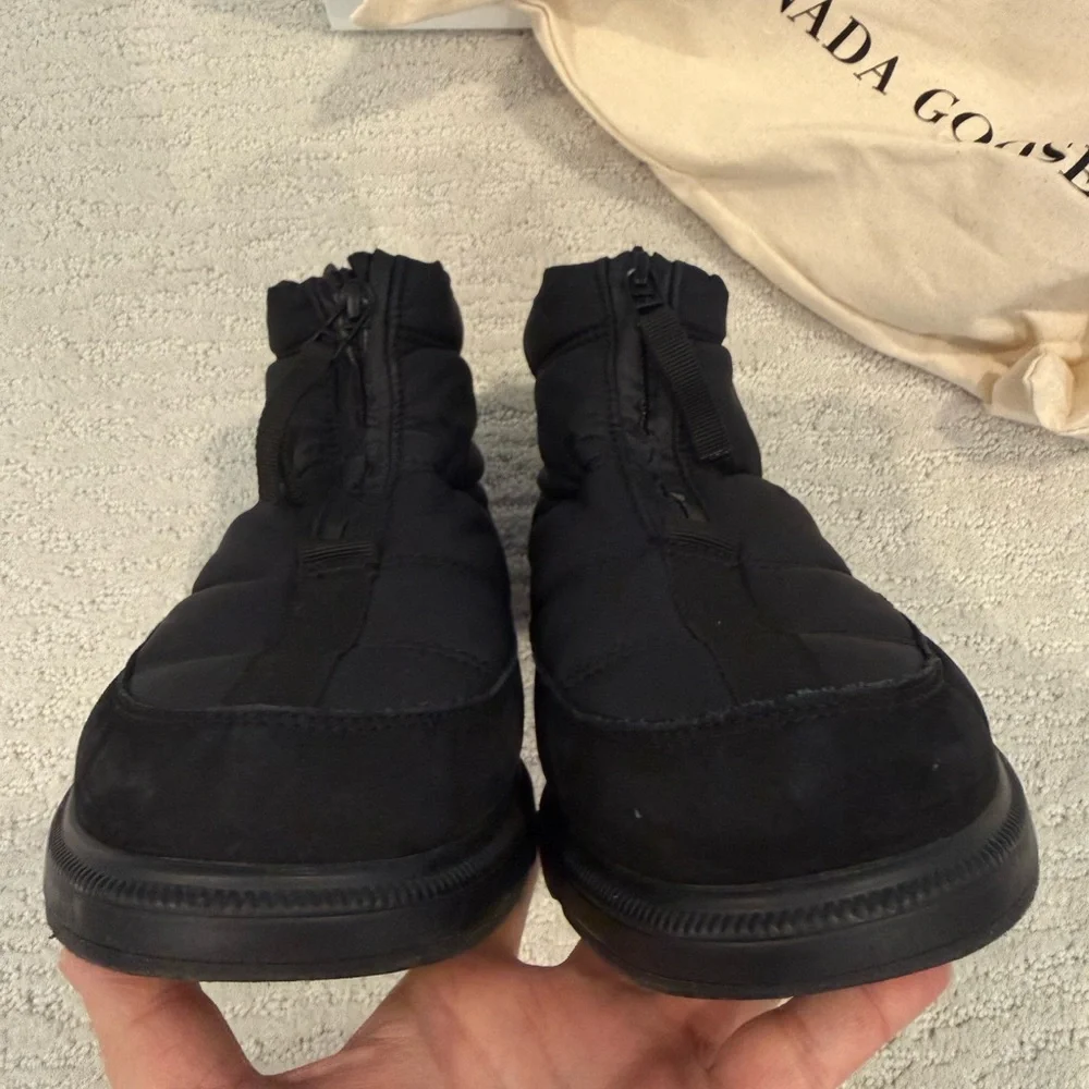Canada Goose Cypress Puffer Boot Mini bootie 6 37 black with black disk $525